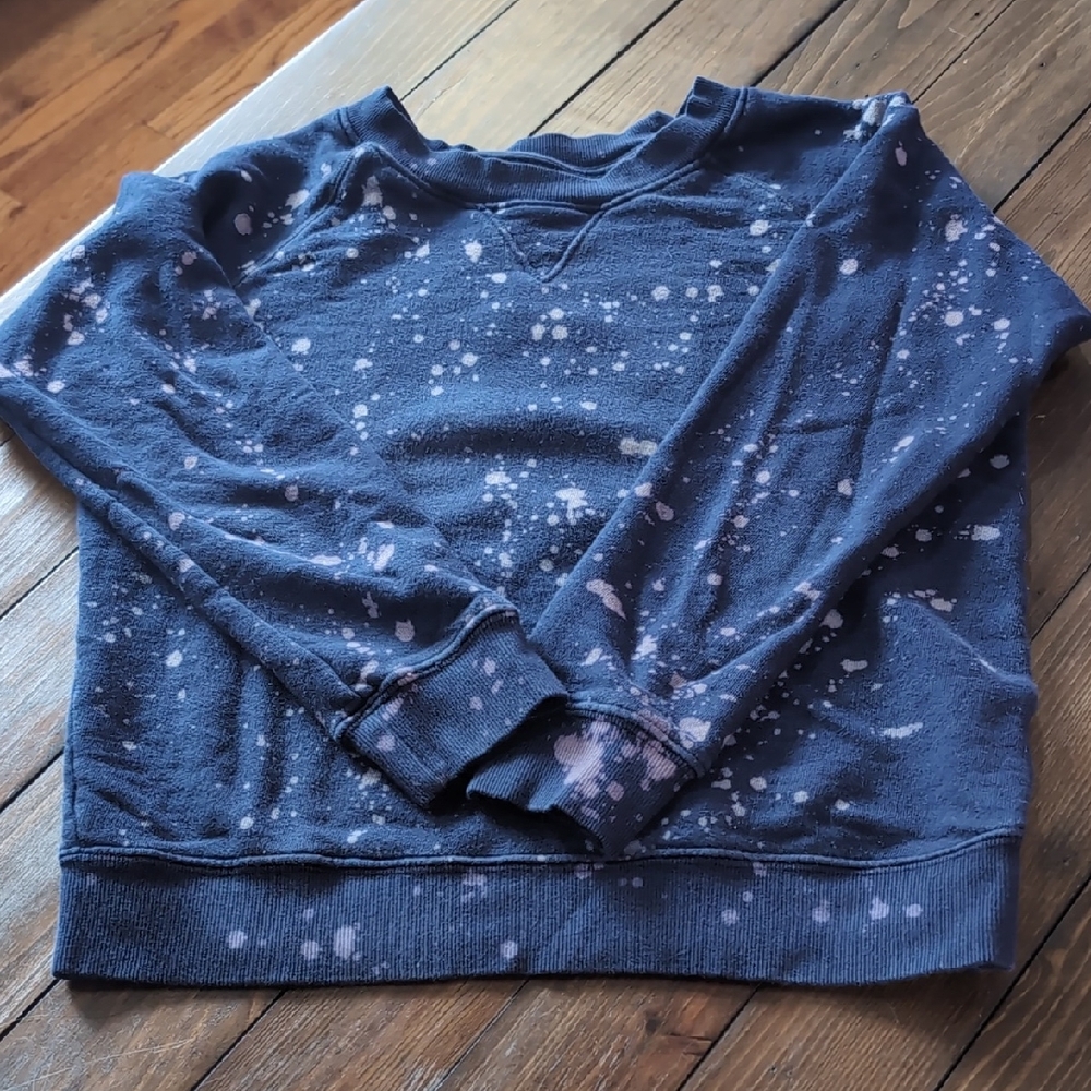 MOTHER Splatter Crewneck Sweatshirt
